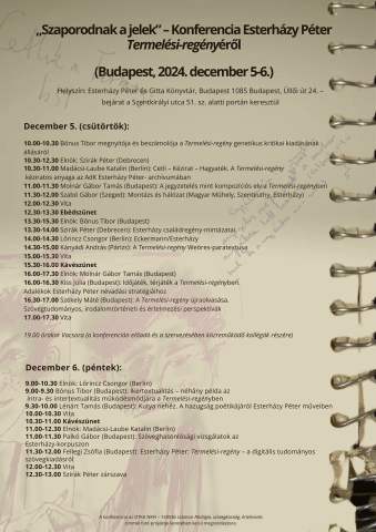meghívó és program